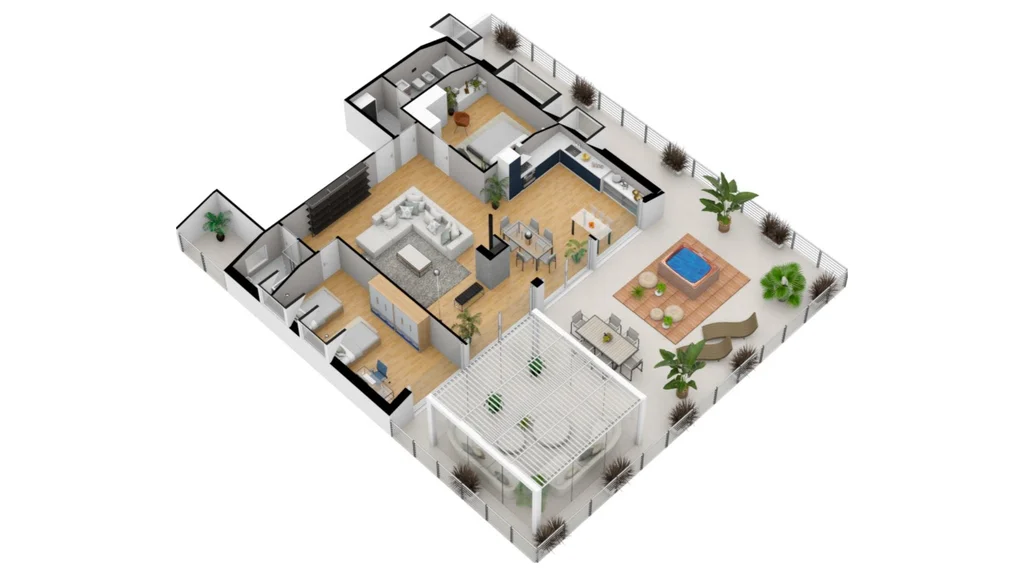 Planimetria — Attico 135mq