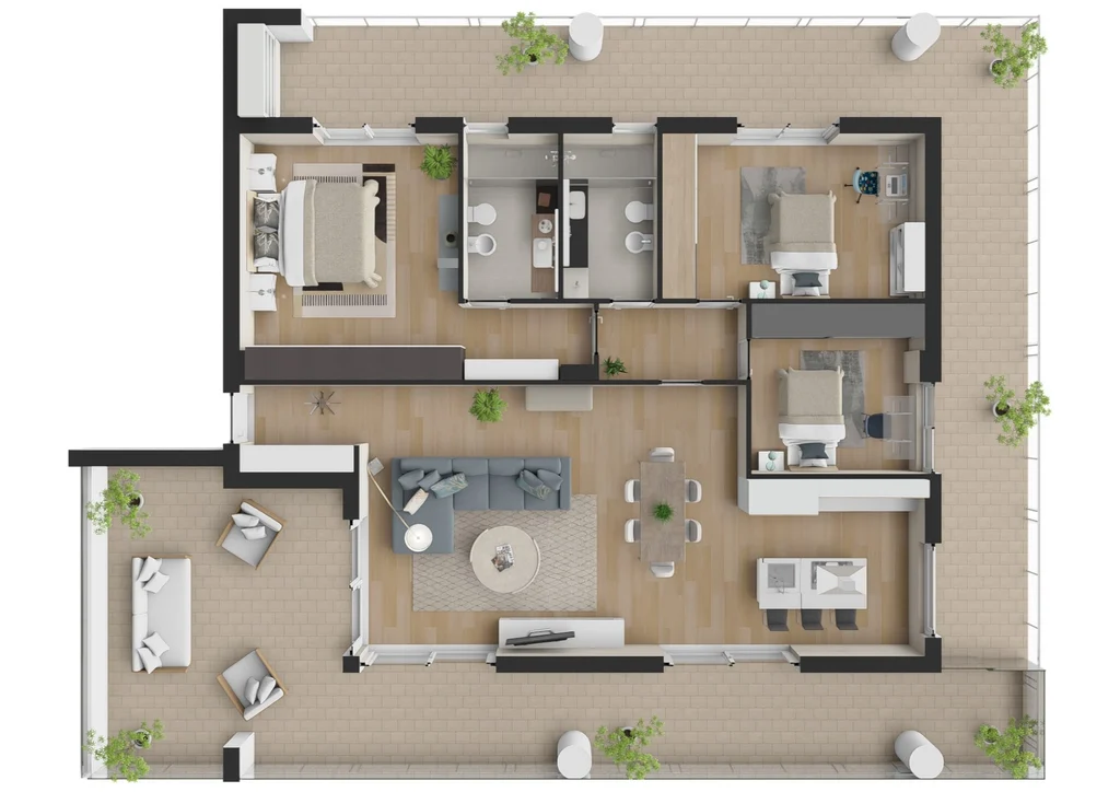 Secondo DX 116 m²