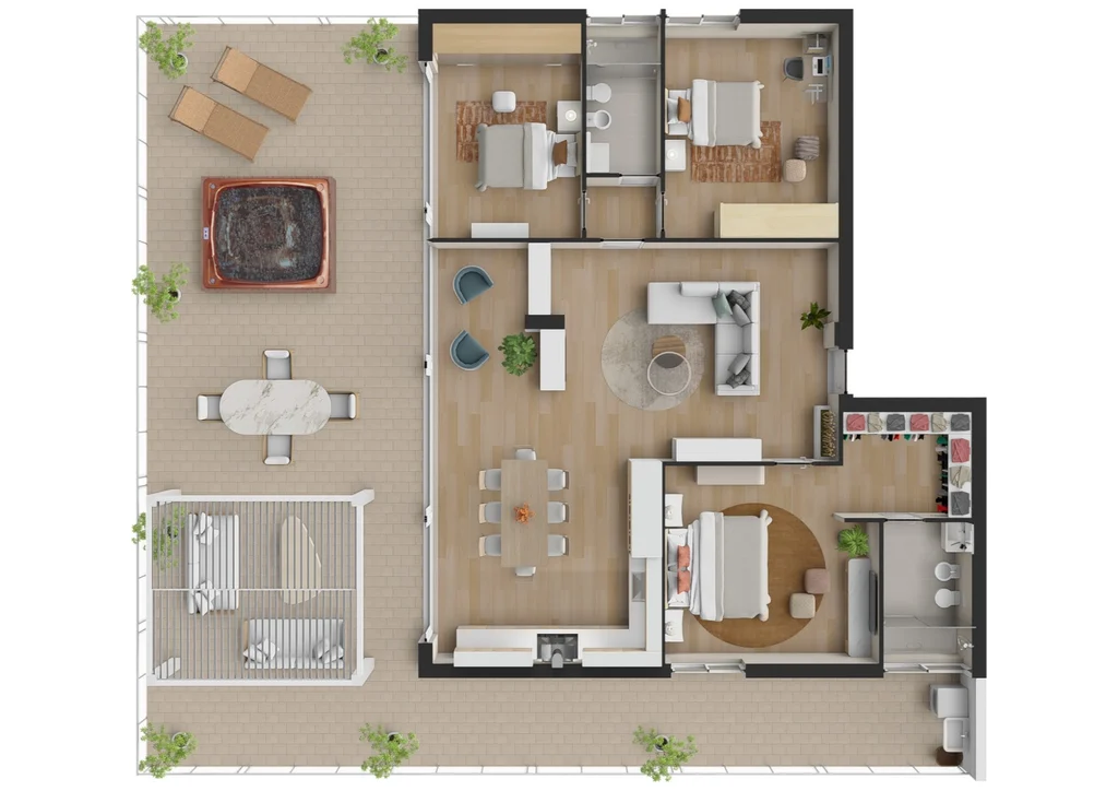 Attico SX 158 m²